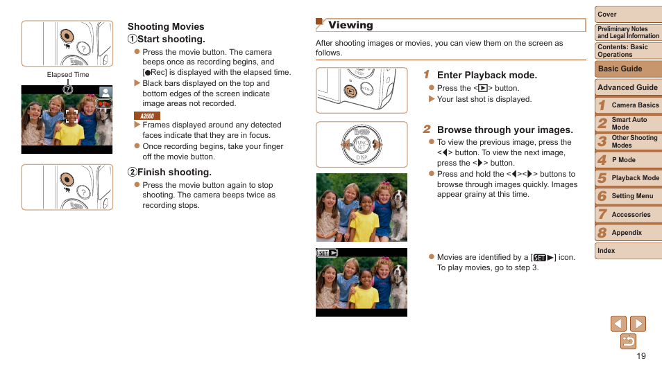 Canon PowerShot A2600 User Manual | Page 19 / 124