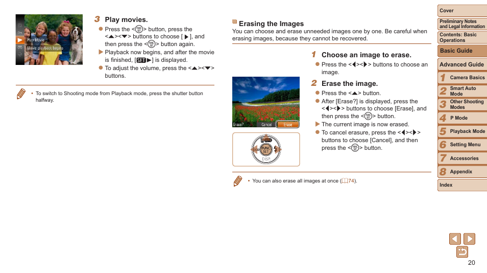 Canon PowerShot A2600 User Manual | Page 20 / 124