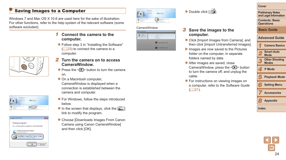 Canon PowerShot A2600 User Manual | Page 24 / 124