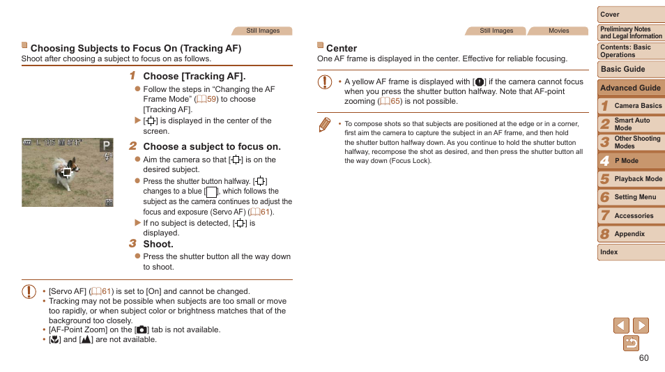 Canon PowerShot A2600 User Manual | Page 60 / 124