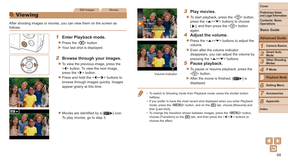 Viewing | Canon PowerShot A2600 User Manual | Page 68 / 124