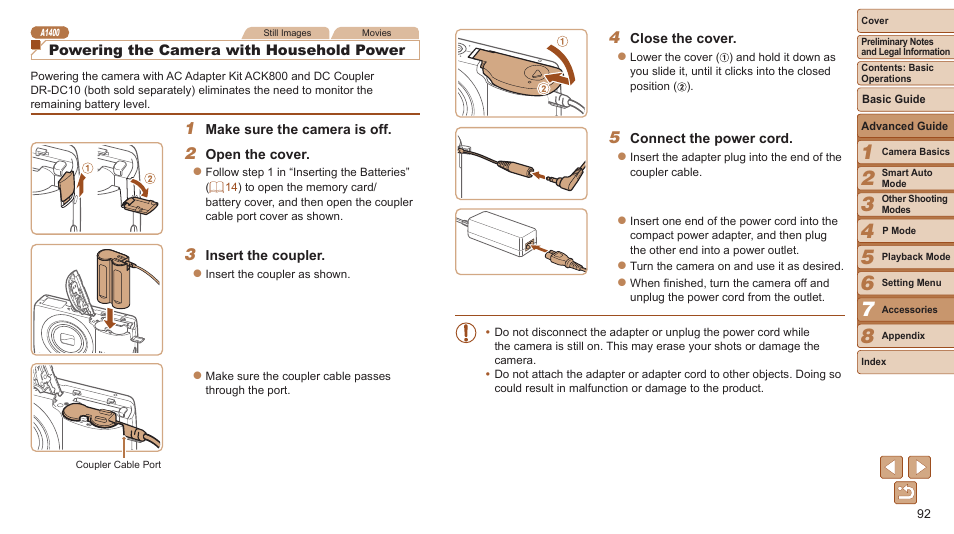 Canon PowerShot A2600 User Manual | Page 92 / 124