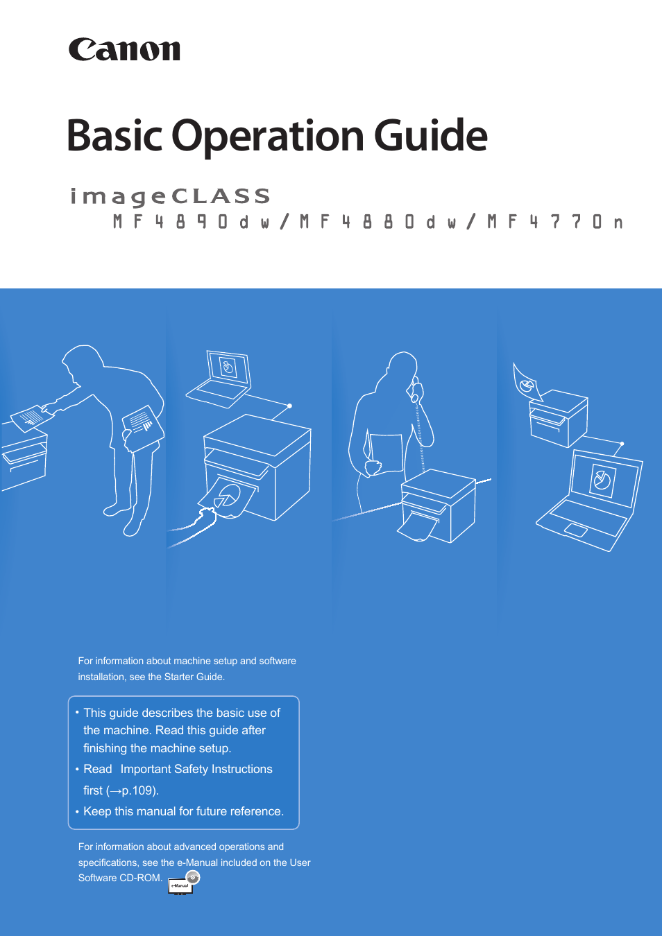 Canon imageCLASS MF4890dw User Manual | 116 pages