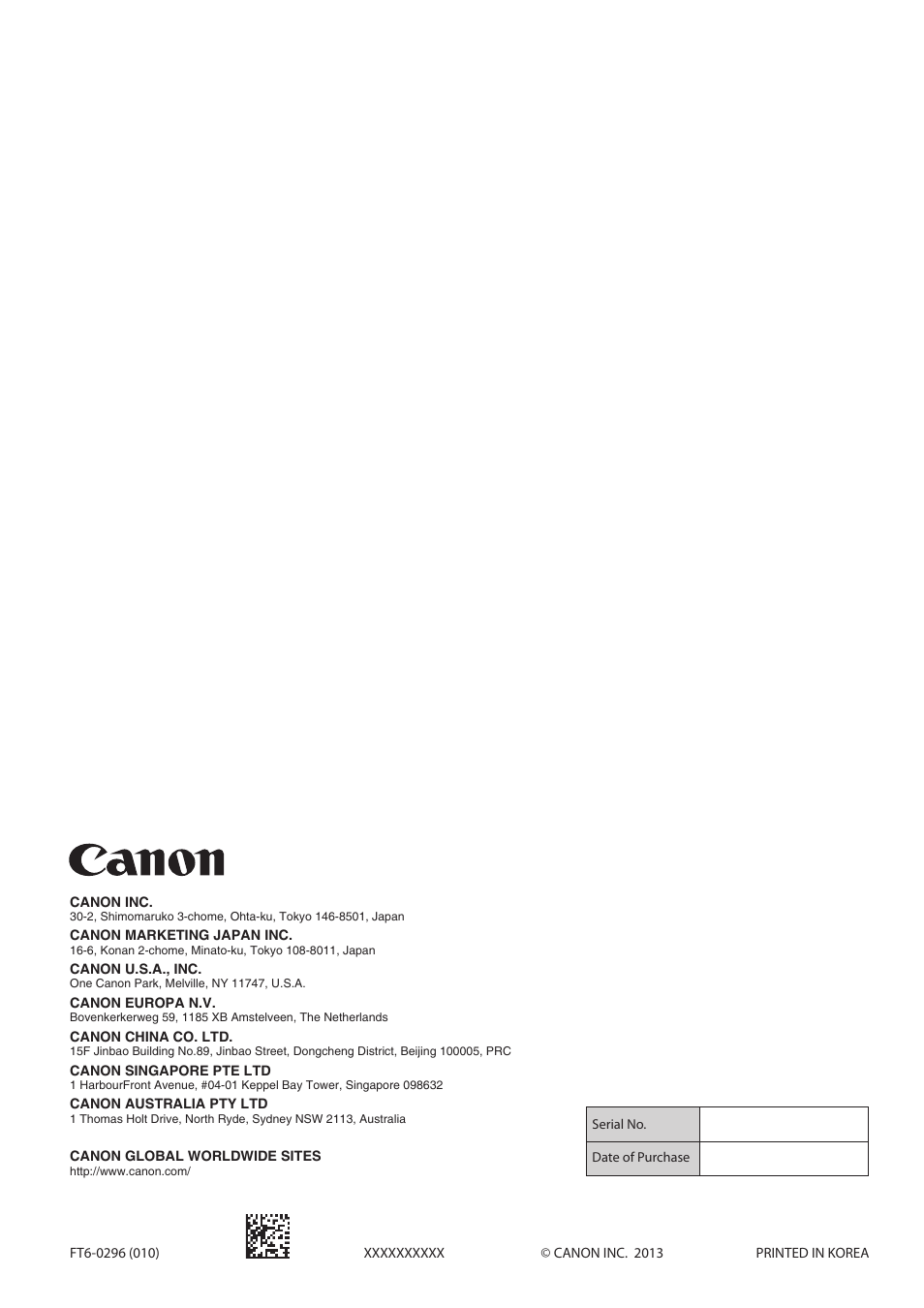 Canon imageCLASS MF4890dw User Manual | Page 116 / 116