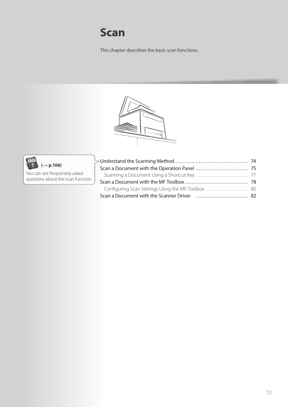 Scan | Canon imageCLASS MF4890dw User Manual | Page 73 / 116