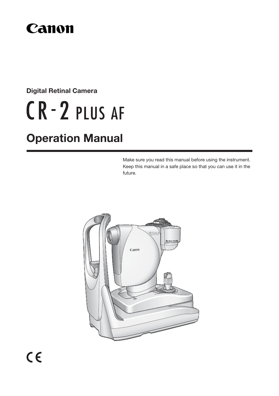 Canon CR-2 PLUS AF User Manual | 54 pages