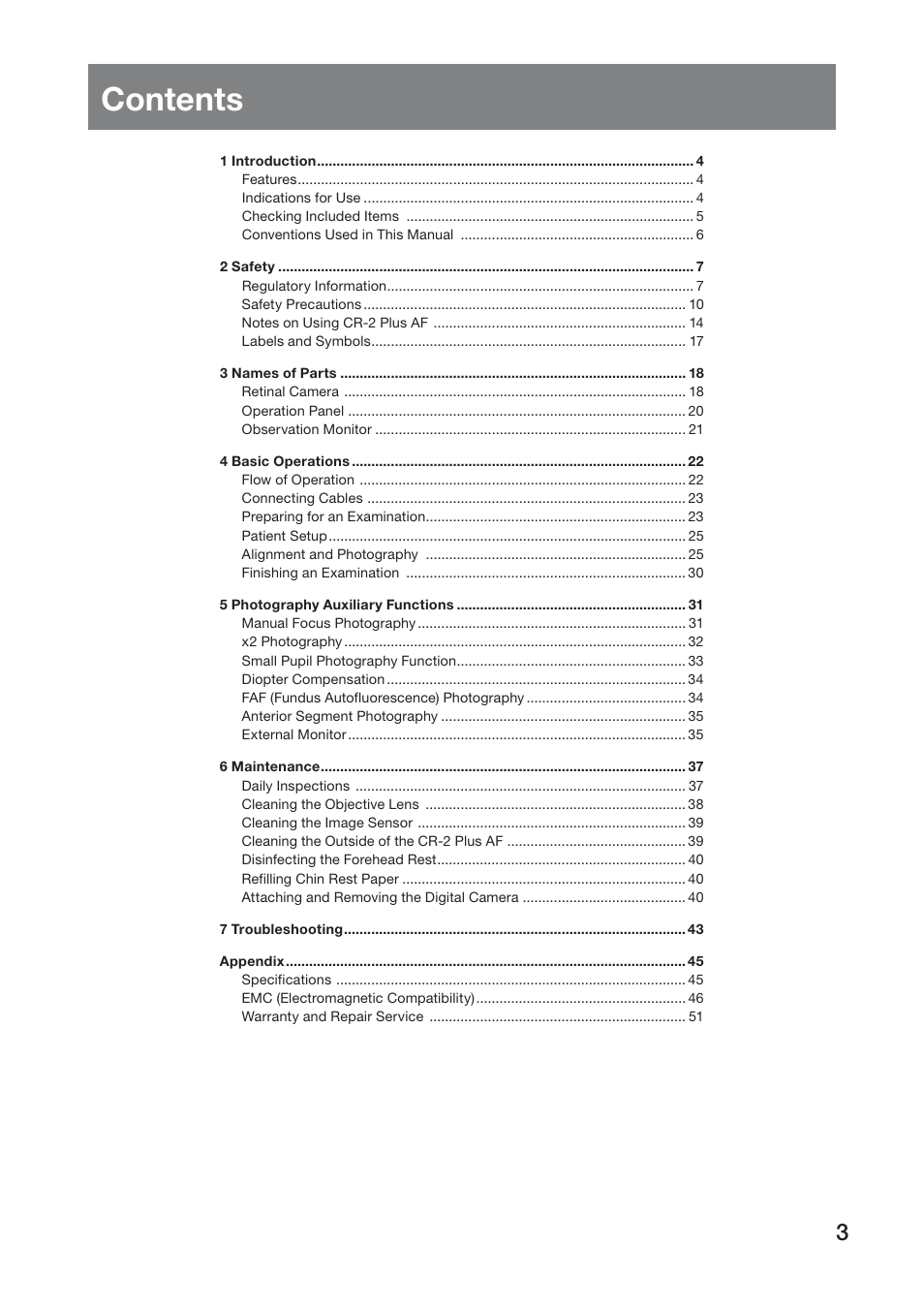 Canon CR-2 PLUS AF User Manual | Page 3 / 54