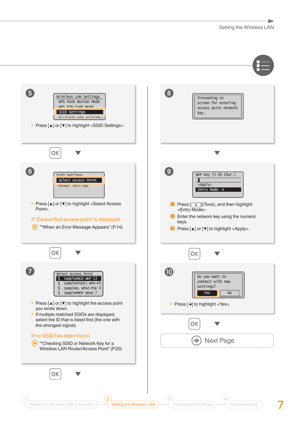 Next page | Canon imageCLASS MF4880dw User Manual | Page 7 / 24