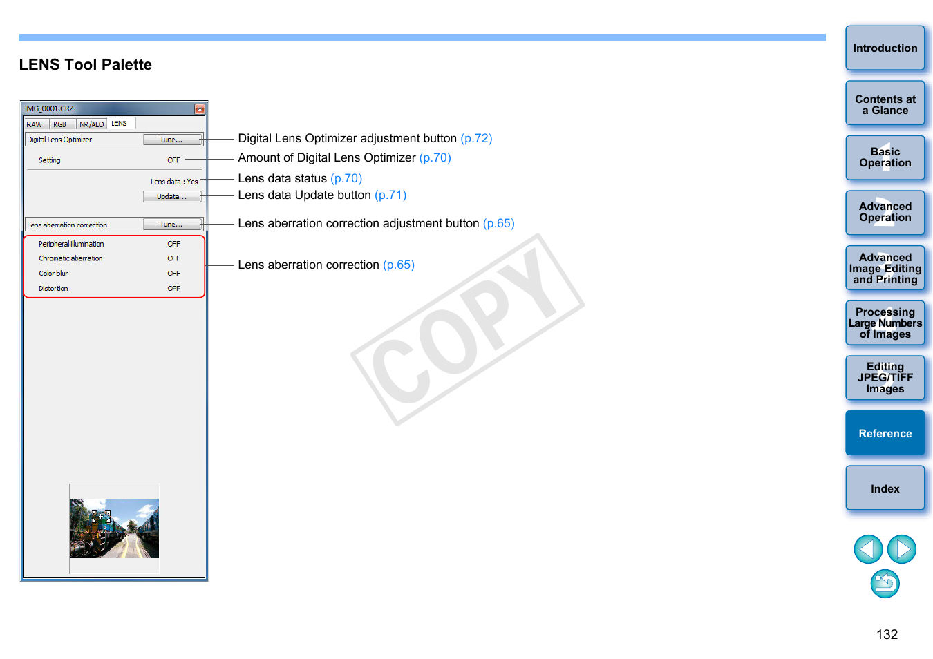 Cop y | Canon EOS Rebel SL1 18-55mm IS STM Lens Kit User Manual | Page 133 / 152