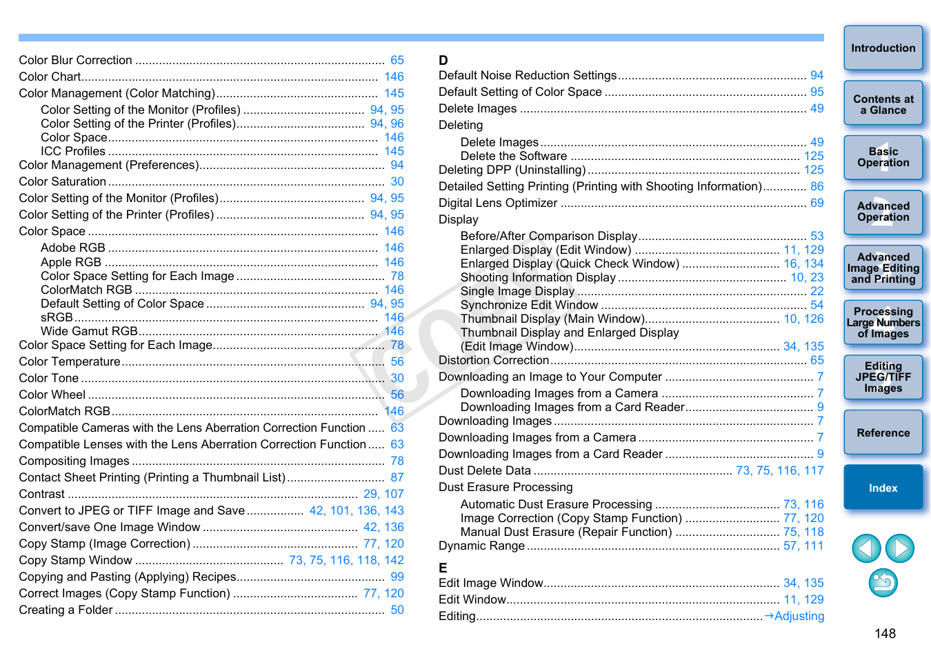 C op y | Canon EOS Rebel SL1 18-55mm IS STM Lens Kit User Manual | Page 149 / 152