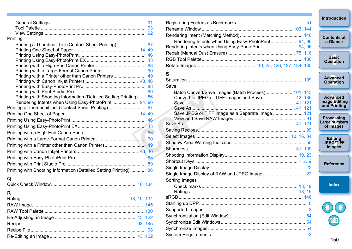 C op y | Canon EOS Rebel SL1 18-55mm IS STM Lens Kit User Manual | Page 151 / 152