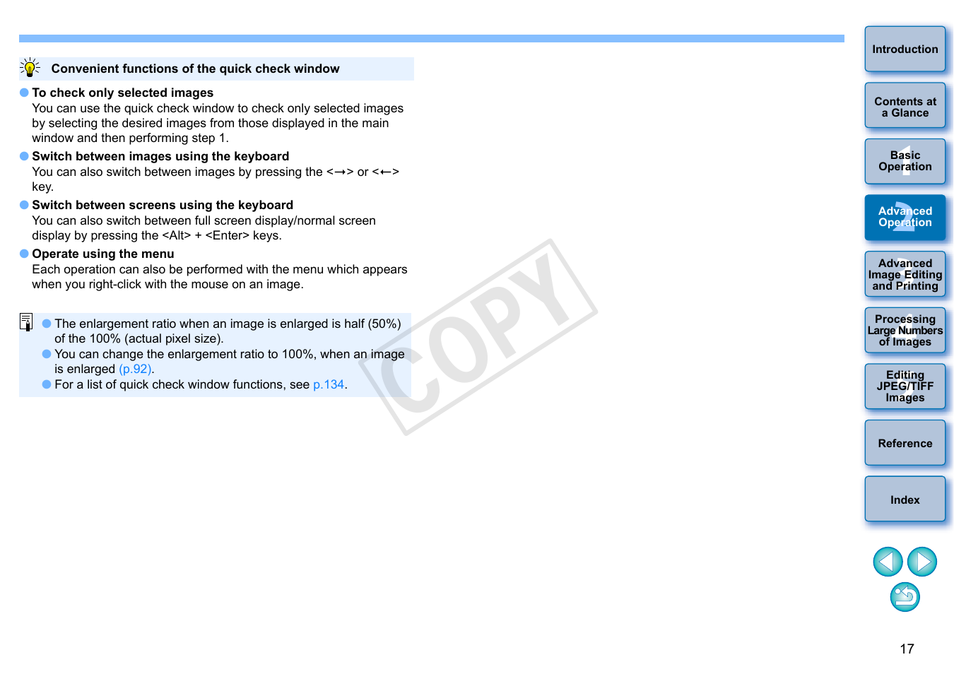 Cop y | Canon EOS Rebel SL1 18-55mm IS STM Lens Kit User Manual | Page 18 / 152