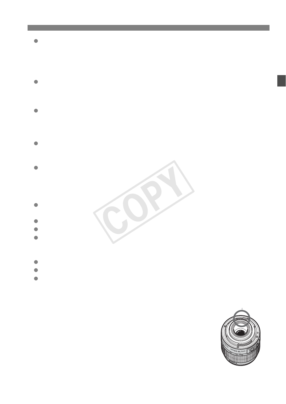 Cop y | Canon EOS Rebel T5 18-55 IS II Kit User Manual | Page 13 / 116