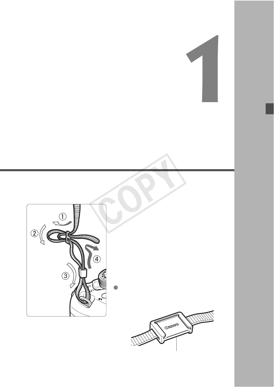 Getting started, Cop y | Canon EOS Rebel T5 18-55 IS II Kit User Manual | Page 21 / 116