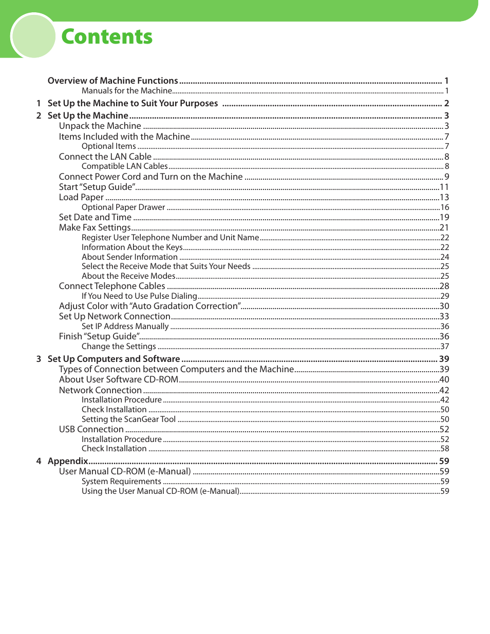 Canon Color imageCLASS MF9220Cdn User Manual | Page 2 / 64