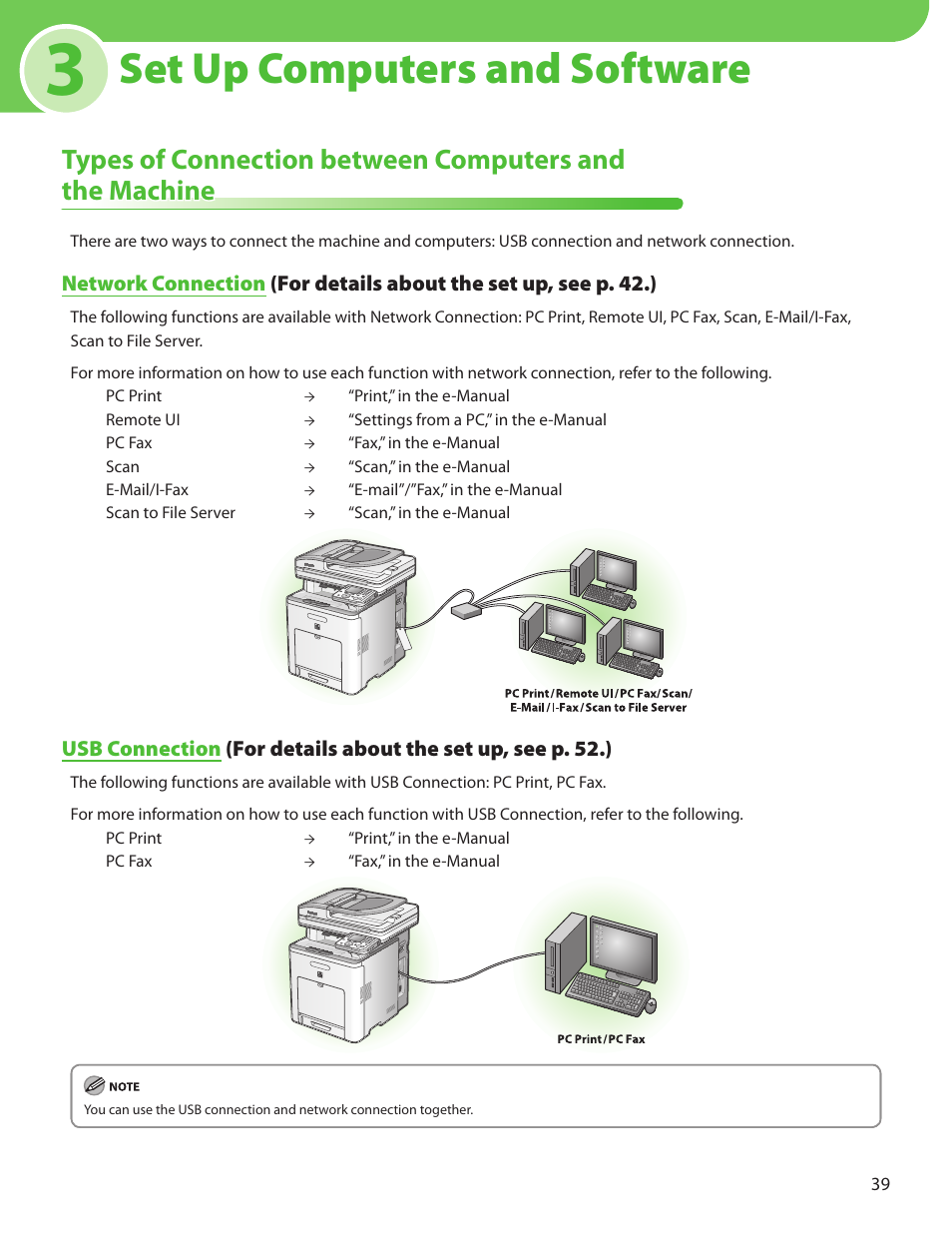 3 set up computers and software, Set up computers and software | Canon Color imageCLASS MF9220Cdn User Manual | Page 41 / 64