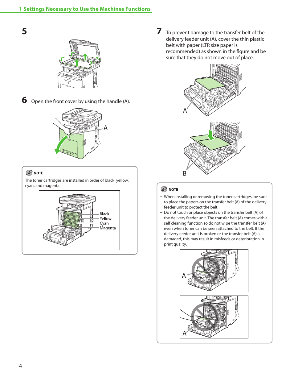 Canon Color imageCLASS MF9220Cdn User Manual | Page 6 / 64