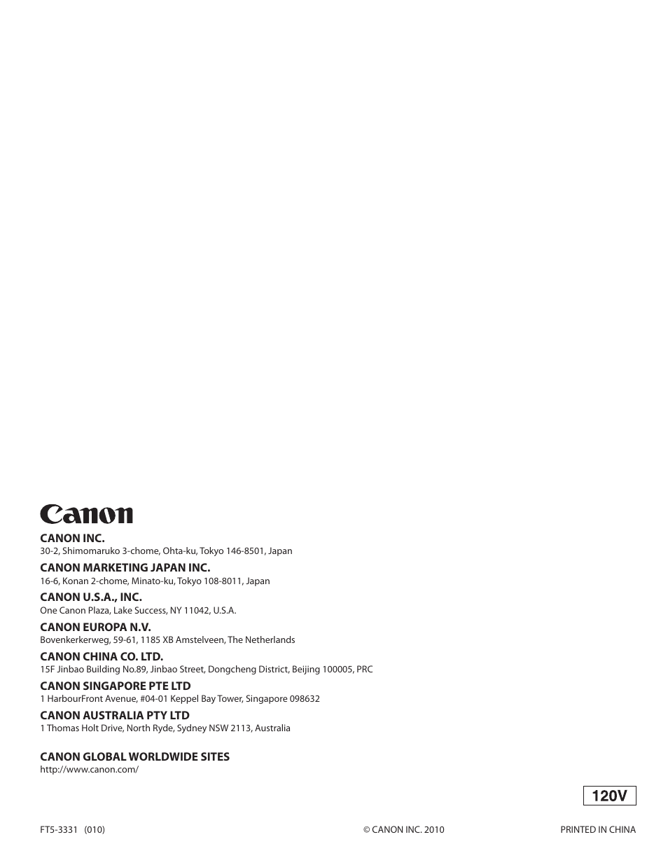 Canon Color imageCLASS MF9220Cdn User Manual | Page 64 / 64