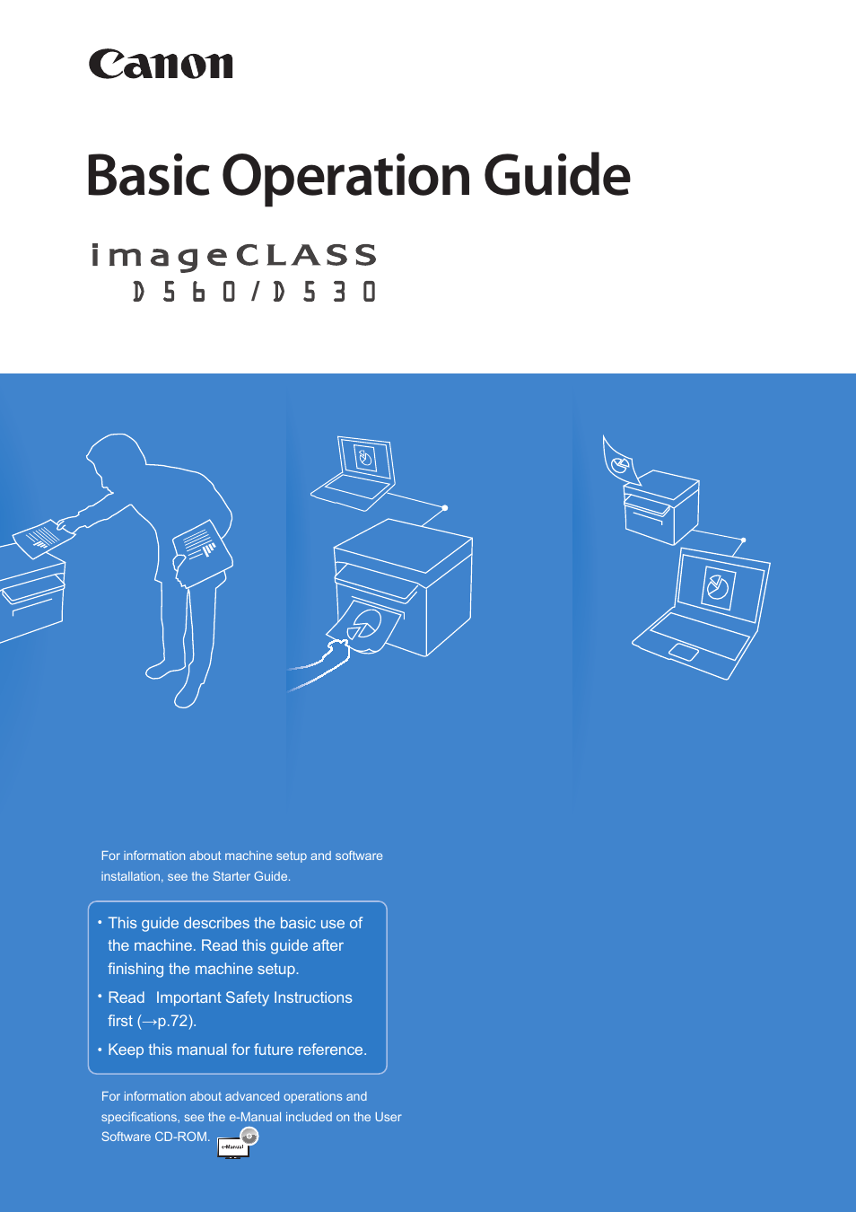 Canon imageCLASS D530 User Manual | 76 pages