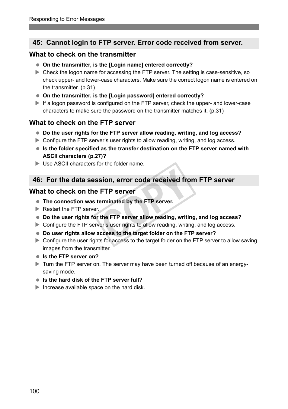 Cop y | Canon Wireless File Transmitter WFT-E2 II A User Manual | Page 100 / 120