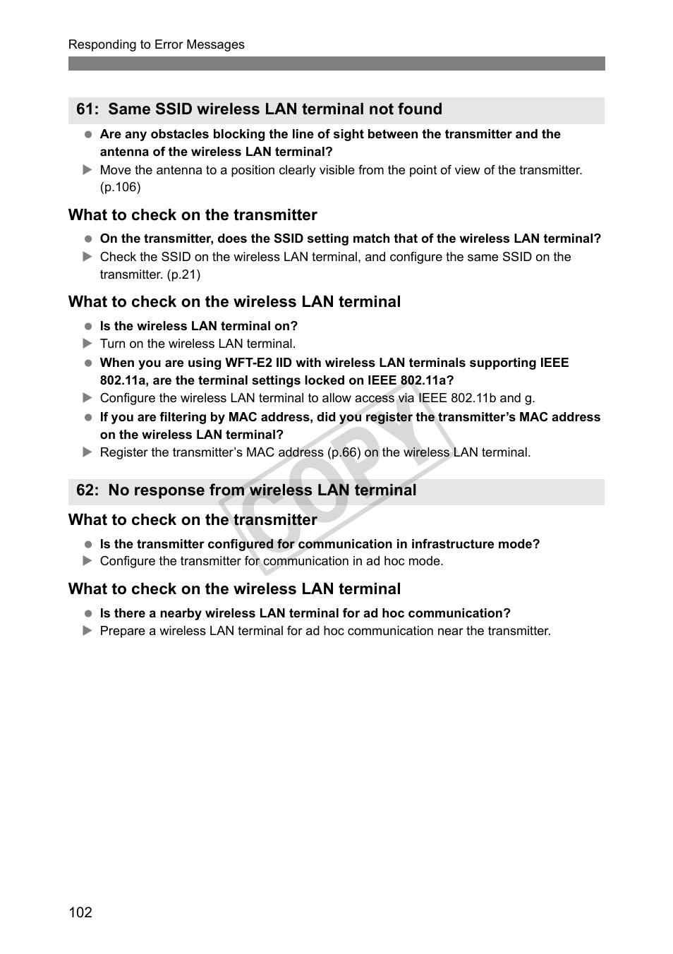 Cop y | Canon Wireless File Transmitter WFT-E2 II A User Manual | Page 102 / 120