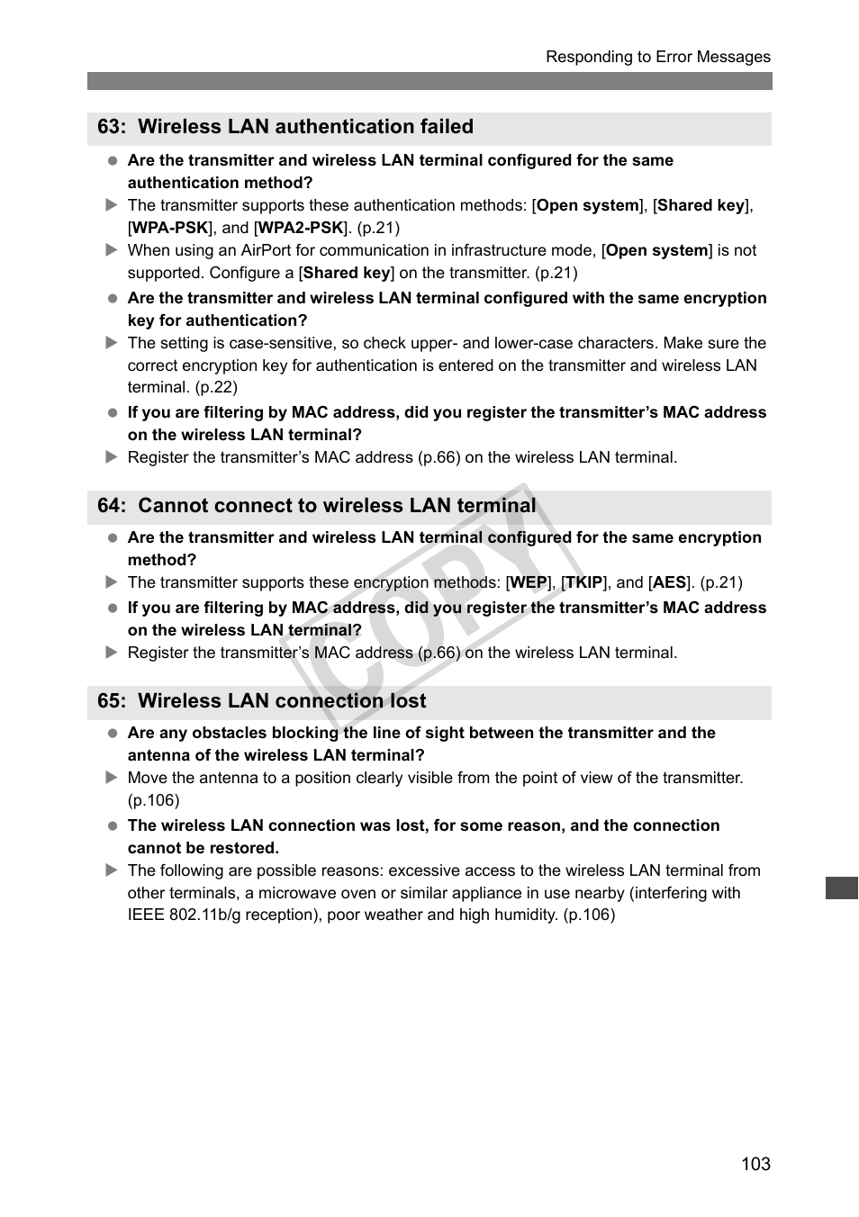 Cop y | Canon Wireless File Transmitter WFT-E2 II A User Manual | Page 103 / 120