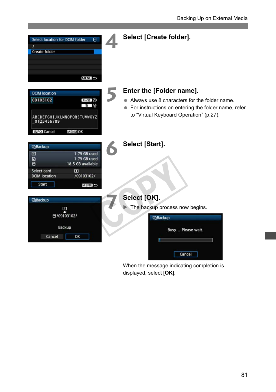 Cop y | Canon Wireless File Transmitter WFT-E2 II A User Manual | Page 81 / 120
