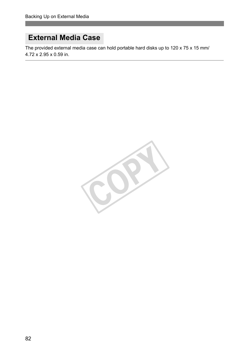 External media case, Cop y | Canon Wireless File Transmitter WFT-E2 II A User Manual | Page 82 / 120