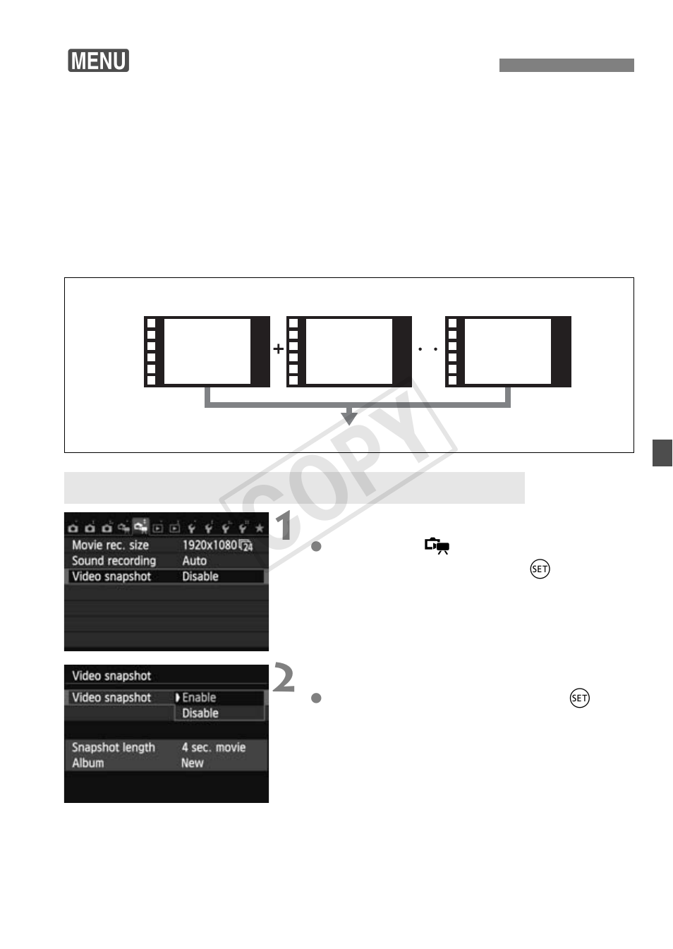 Cop y | Canon EOS Rebel T5i 18-55mm IS STM Lens Kit User Manual | Page 187 / 388
