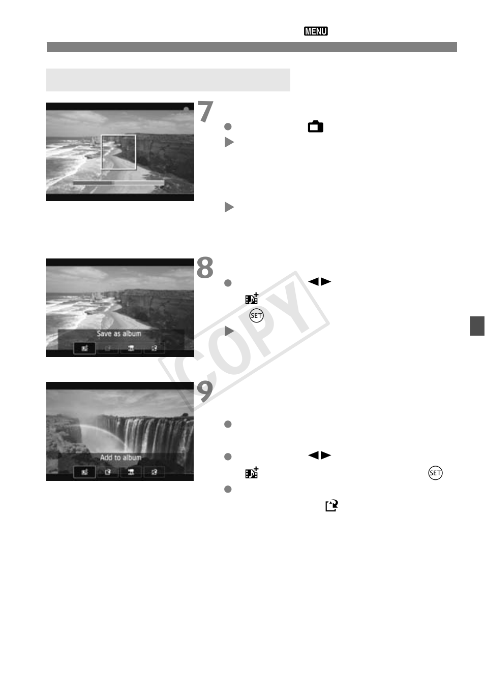 Cop y | Canon EOS Rebel T5i 18-55mm IS STM Lens Kit User Manual | Page 189 / 388