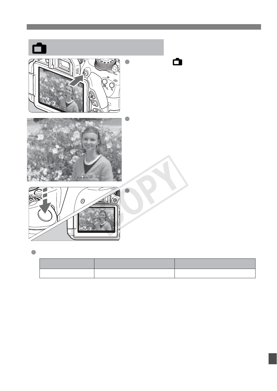 Cop y, A live view shooting | Canon EOS Rebel T5i 18-55mm IS STM Lens Kit User Manual | Page 379 / 388