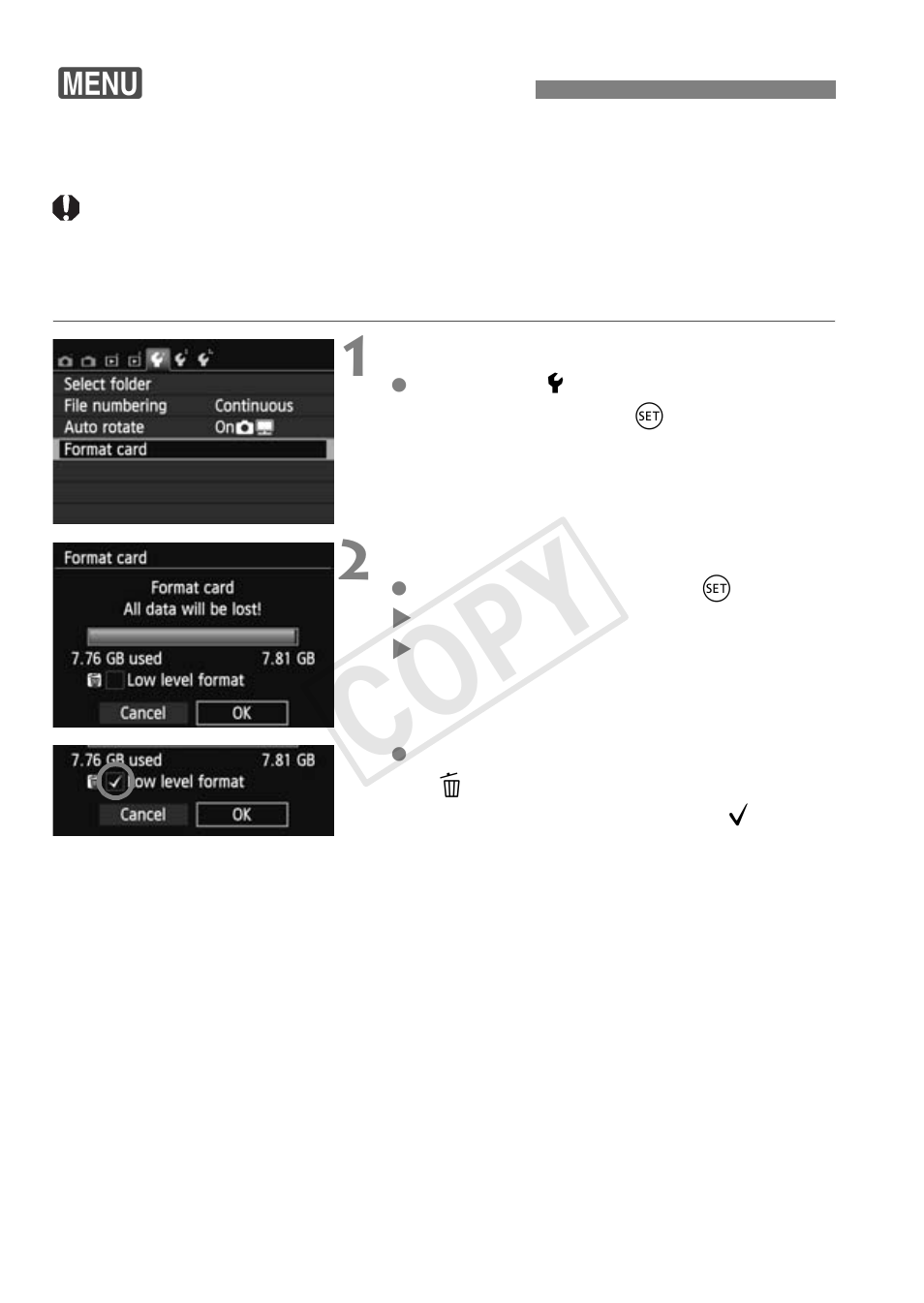 Cop y | Canon EOS Rebel T5i 18-55mm IS STM Lens Kit User Manual | Page 48 / 388