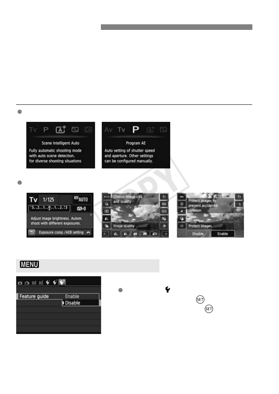 Cop y | Canon EOS Rebel T5i 18-55mm IS STM Lens Kit User Manual | Page 52 / 388