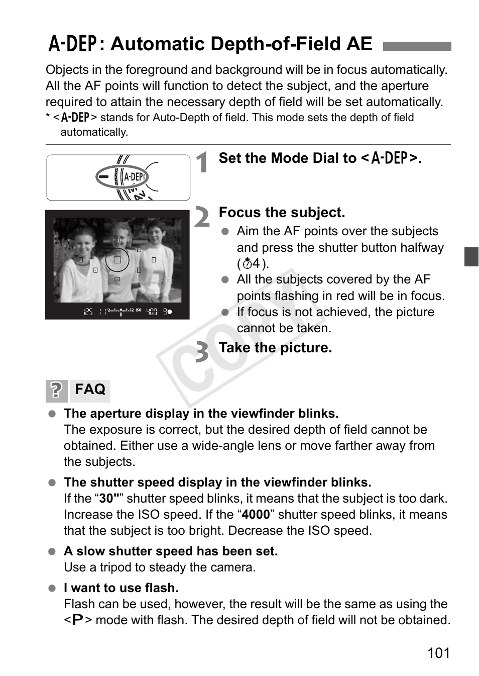 Cop y | Canon EOS Rebel T3i 18-55mm IS II Lens Kit User Manual | Page 101 / 324