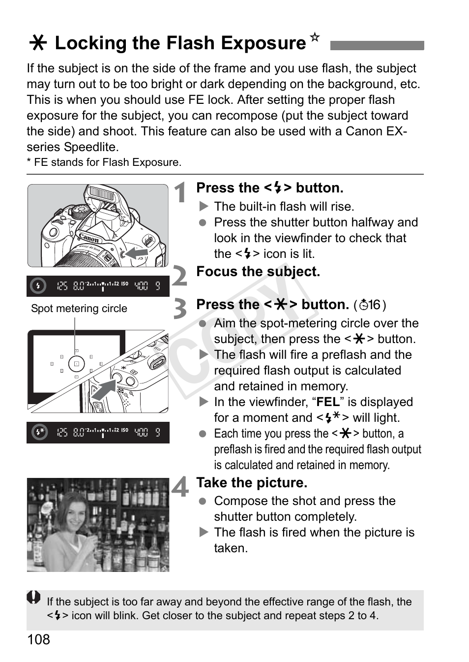 Cop y | Canon EOS Rebel T3i 18-55mm IS II Lens Kit User Manual | Page 108 / 324