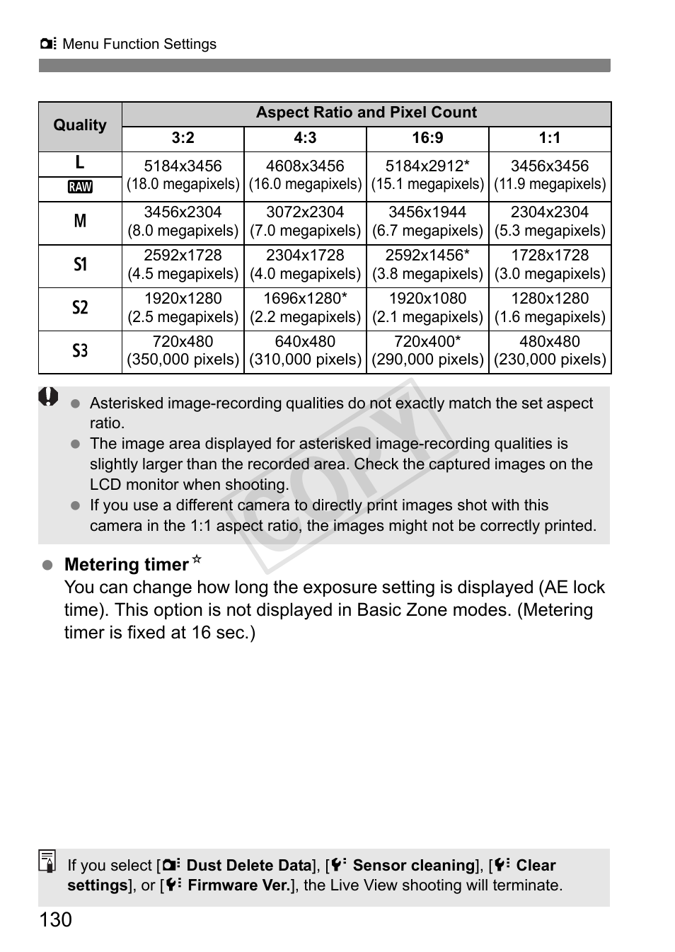 Cop y | Canon EOS Rebel T3i 18-55mm IS II Lens Kit User Manual | Page 130 / 324