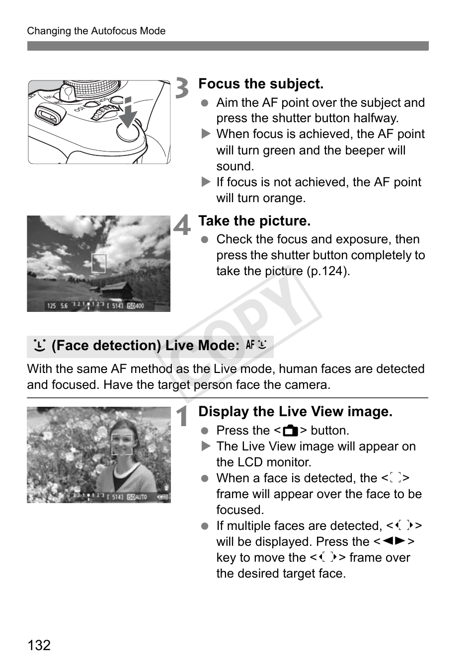 Cop y | Canon EOS Rebel T3i 18-55mm IS II Lens Kit User Manual | Page 132 / 324
