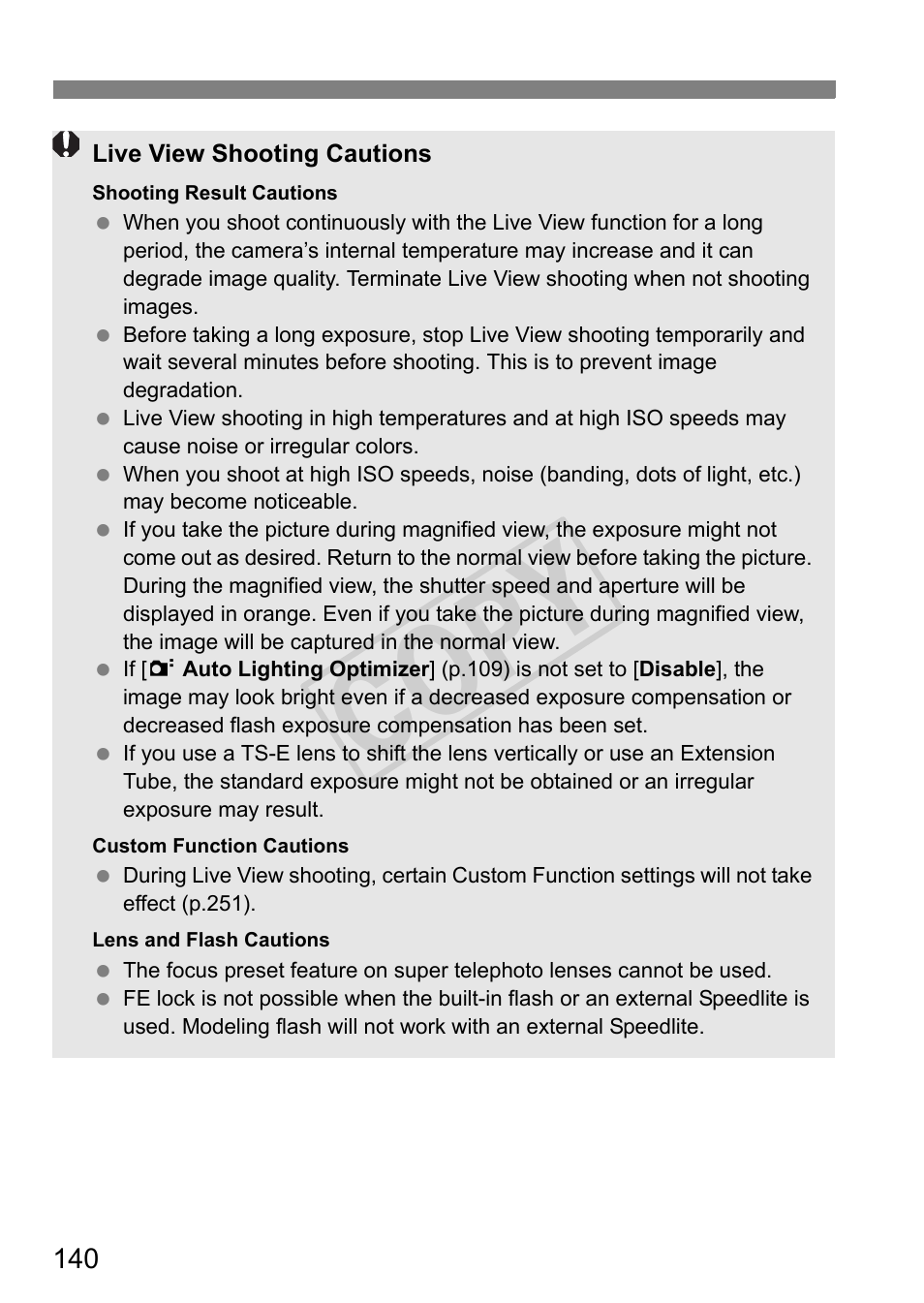 Cop y | Canon EOS Rebel T3i 18-55mm IS II Lens Kit User Manual | Page 140 / 324