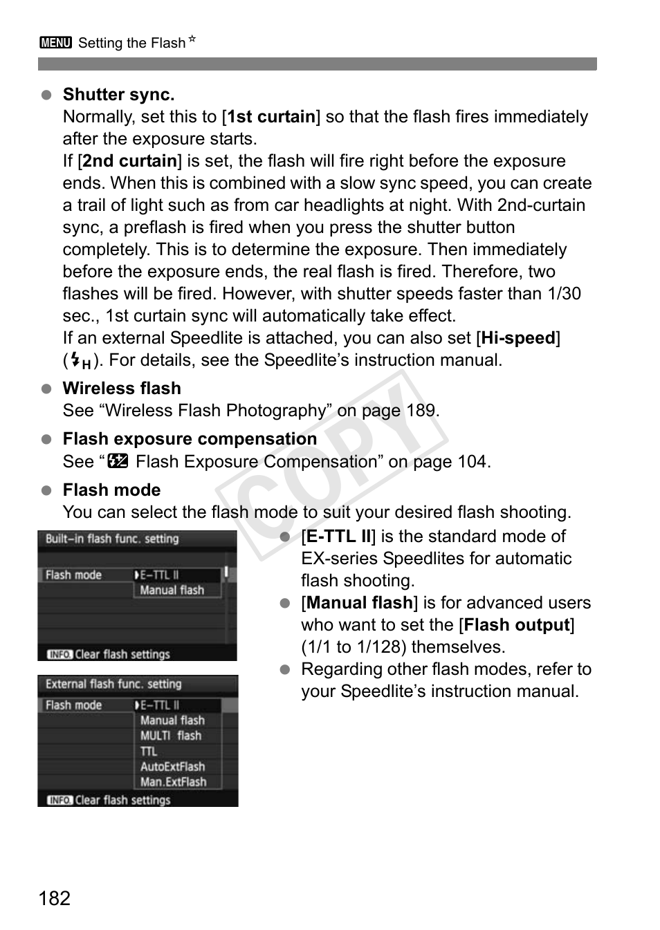 Cop y | Canon EOS Rebel T3i 18-55mm IS II Lens Kit User Manual | Page 182 / 324