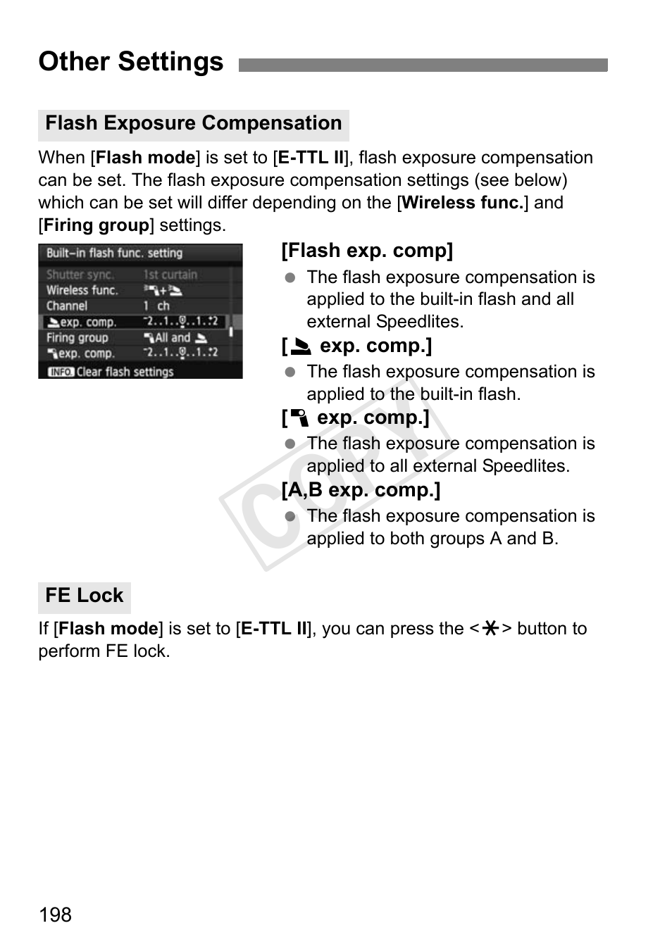 Cop y | Canon EOS Rebel T3i 18-55mm IS II Lens Kit User Manual | Page 198 / 324