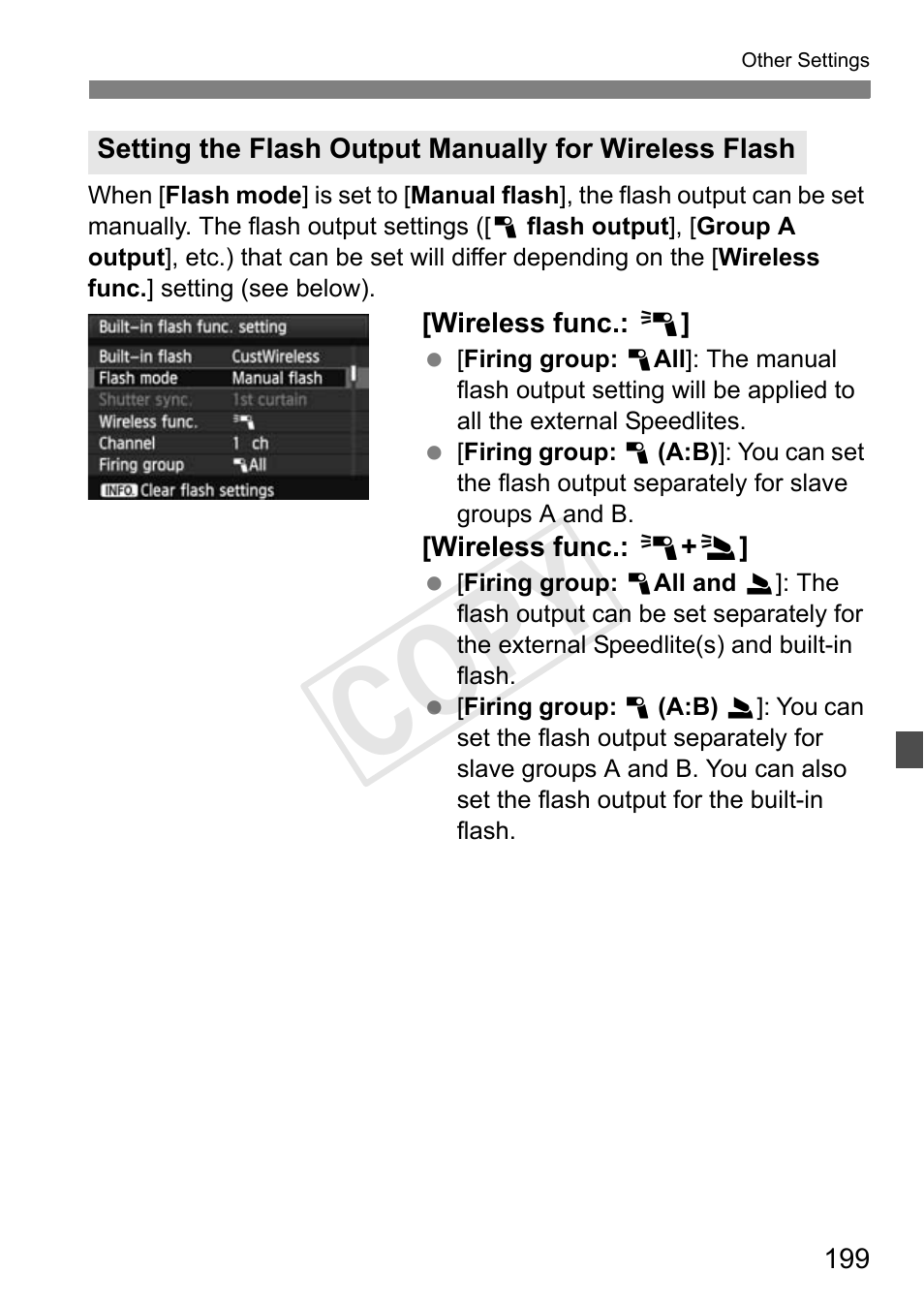 Cop y | Canon EOS Rebel T3i 18-55mm IS II Lens Kit User Manual | Page 199 / 324