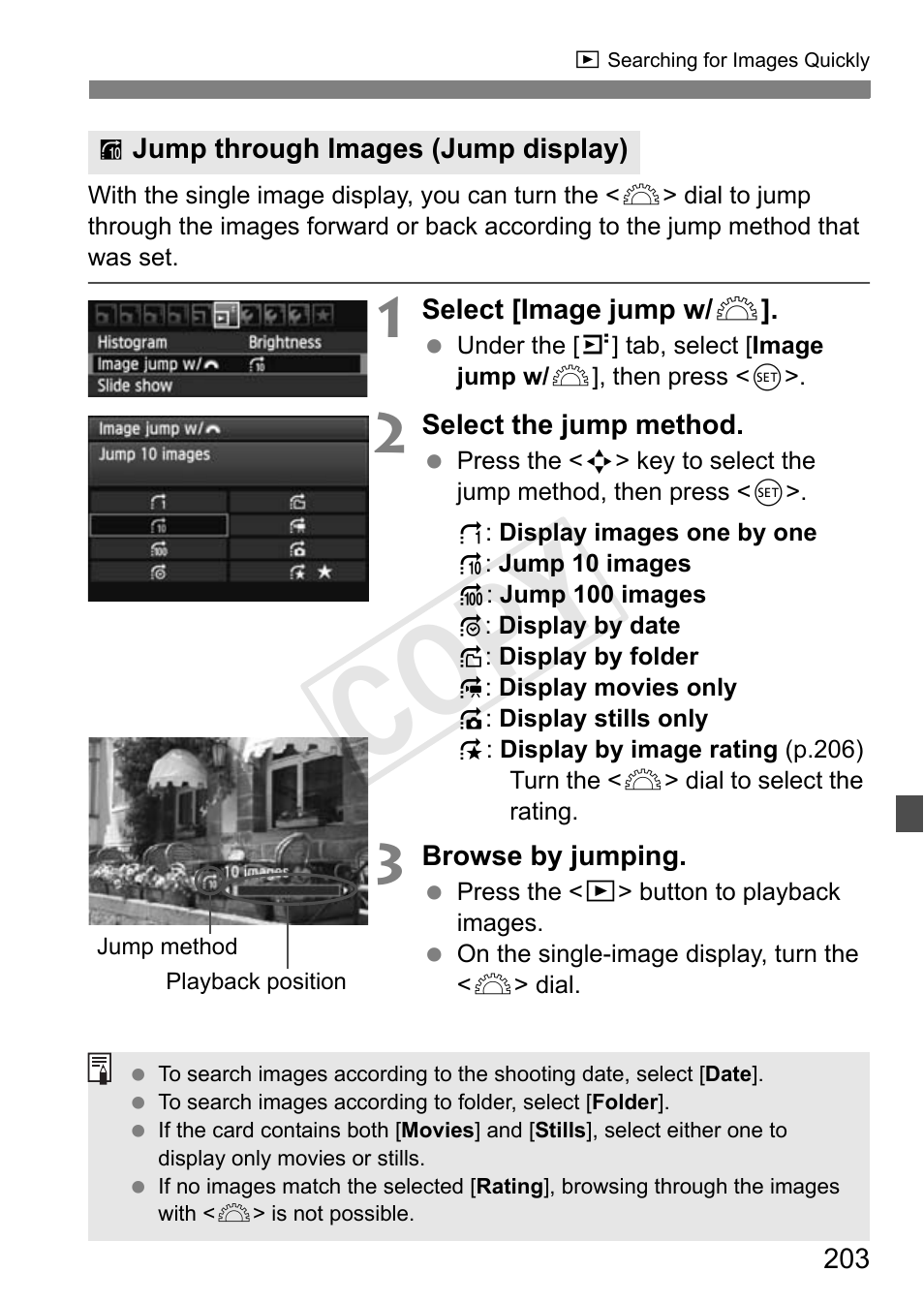 Cop y | Canon EOS Rebel T3i 18-55mm IS II Lens Kit User Manual | Page 203 / 324