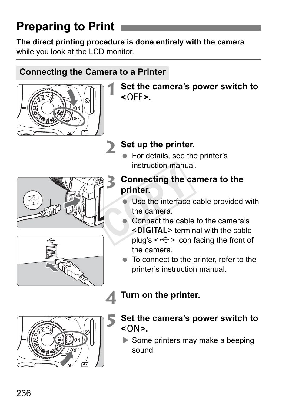 Cop y | Canon EOS Rebel T3i 18-55mm IS II Lens Kit User Manual | Page 236 / 324
