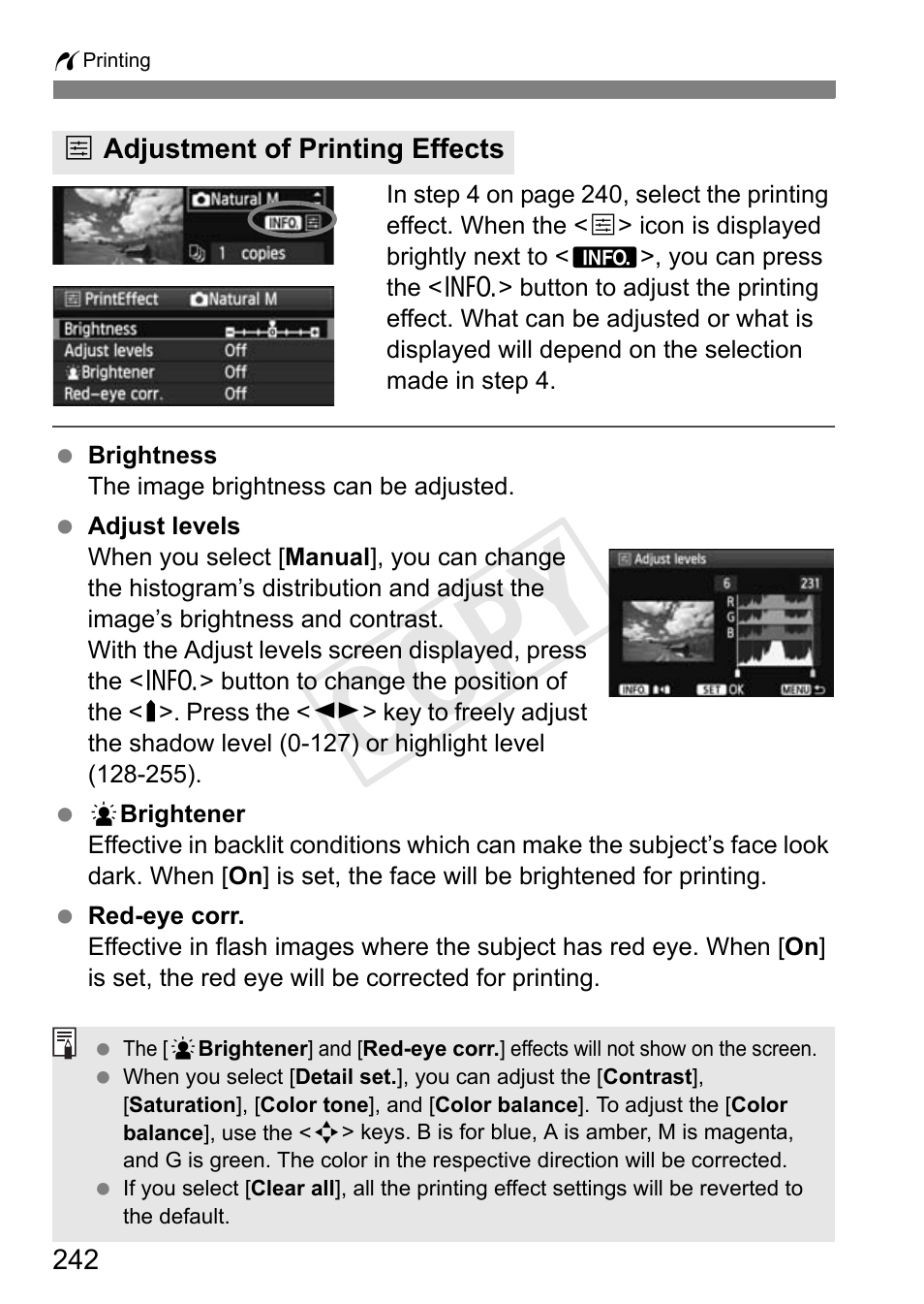 Cop y | Canon EOS Rebel T3i 18-55mm IS II Lens Kit User Manual | Page 242 / 324