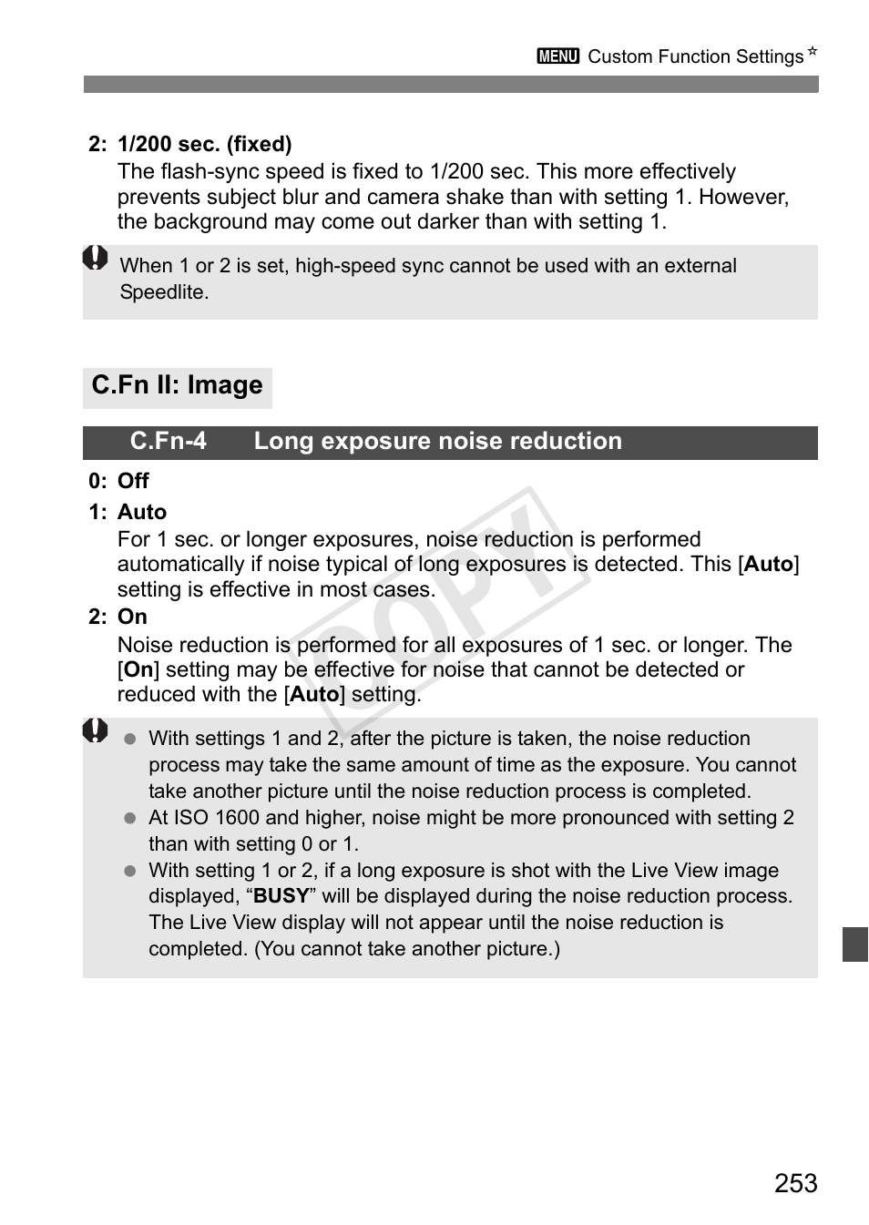Cop y | Canon EOS Rebel T3i 18-55mm IS II Lens Kit User Manual | Page 253 / 324