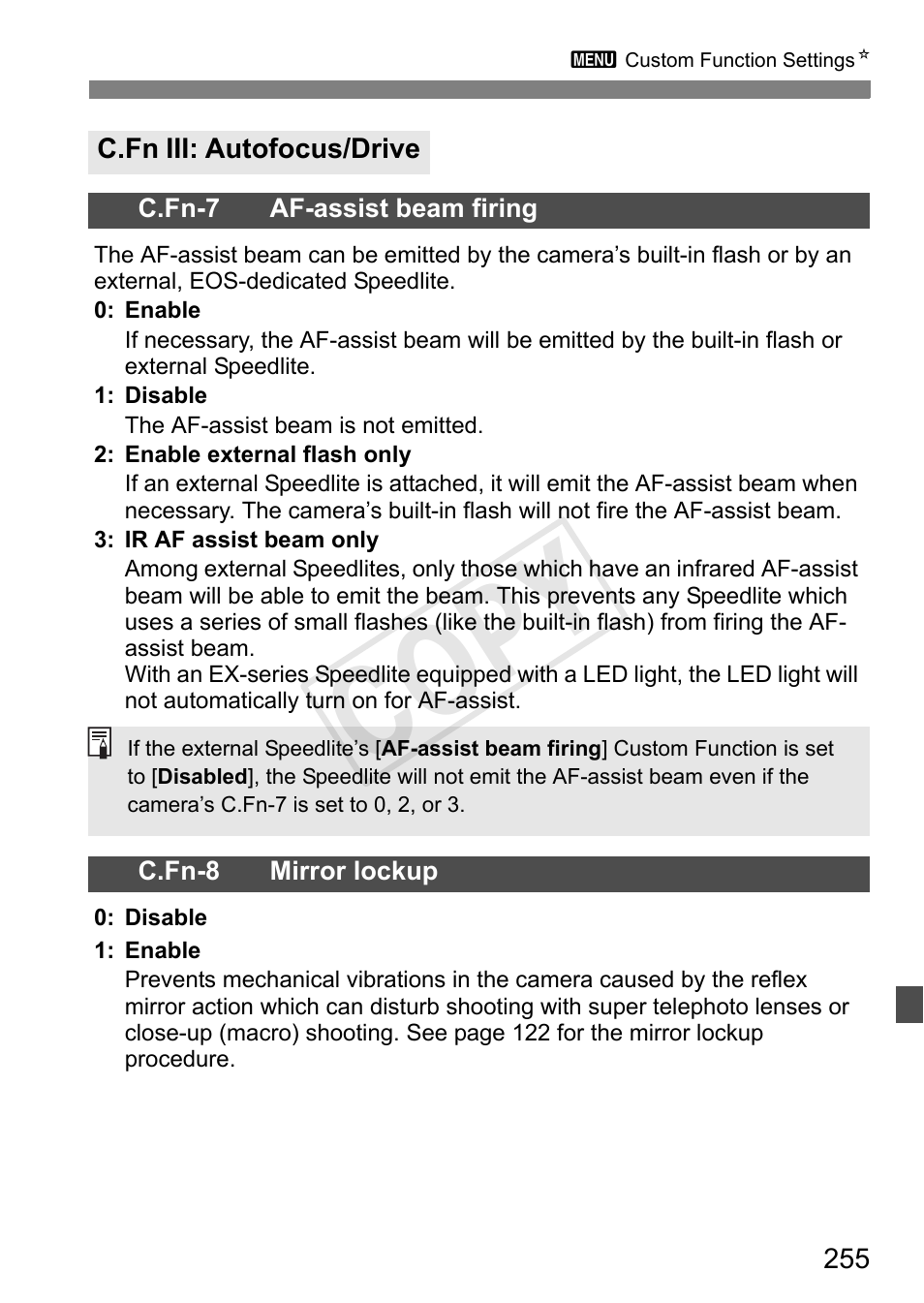 Cop y | Canon EOS Rebel T3i 18-55mm IS II Lens Kit User Manual | Page 255 / 324