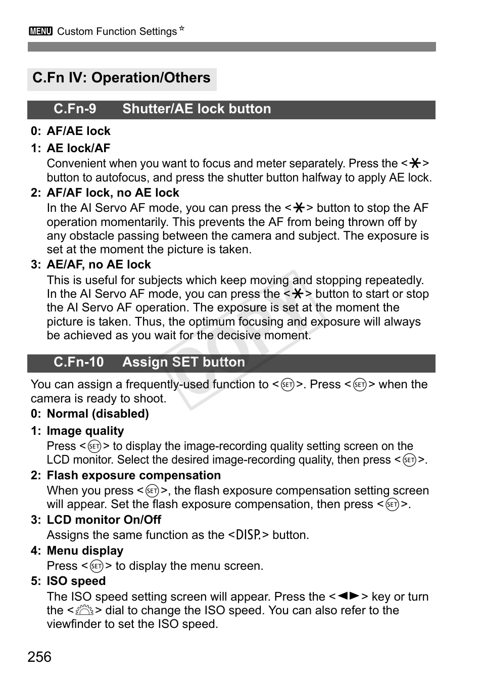 Cop y | Canon EOS Rebel T3i 18-55mm IS II Lens Kit User Manual | Page 256 / 324
