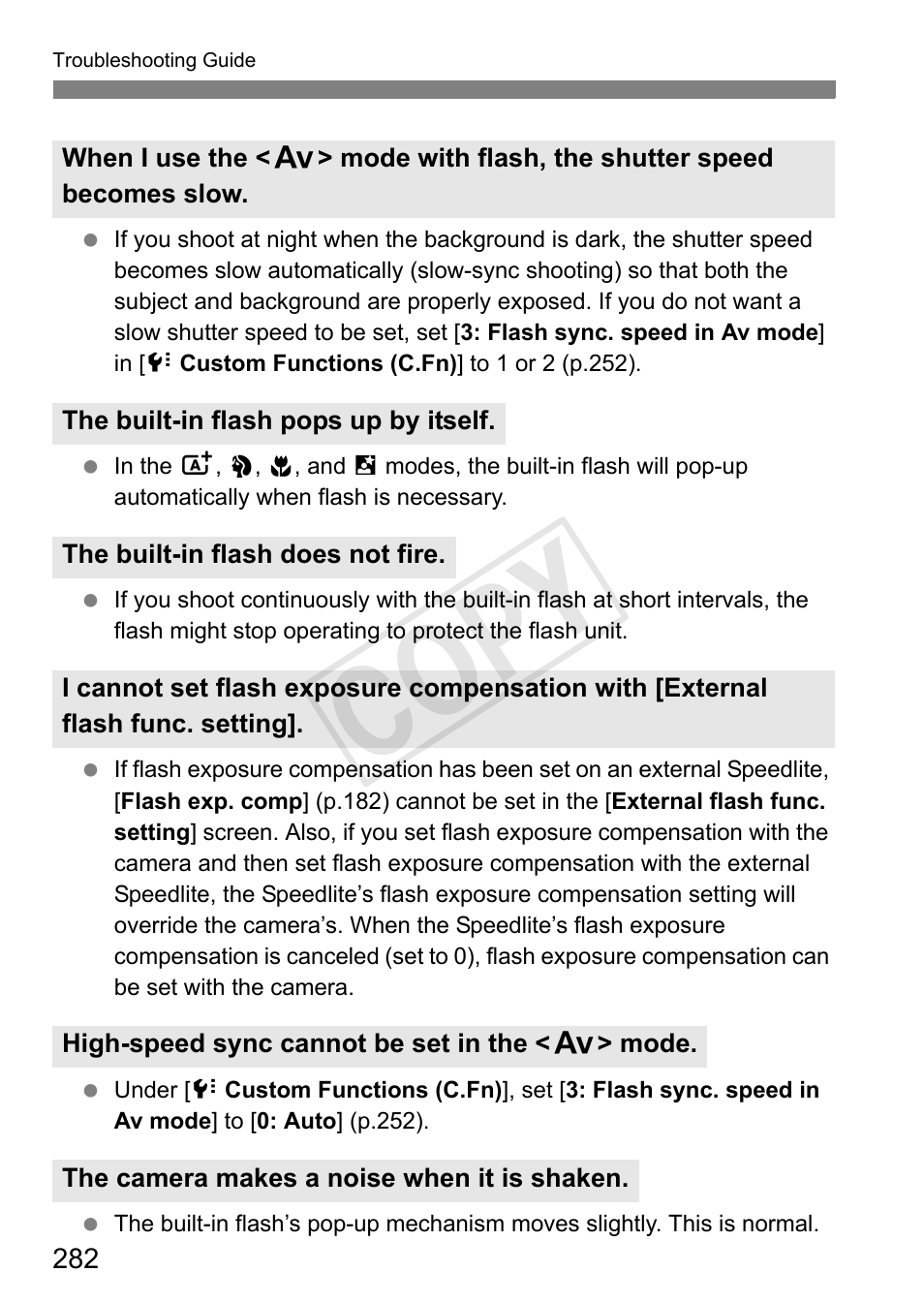 Cop y | Canon EOS Rebel T3i 18-55mm IS II Lens Kit User Manual | Page 282 / 324
