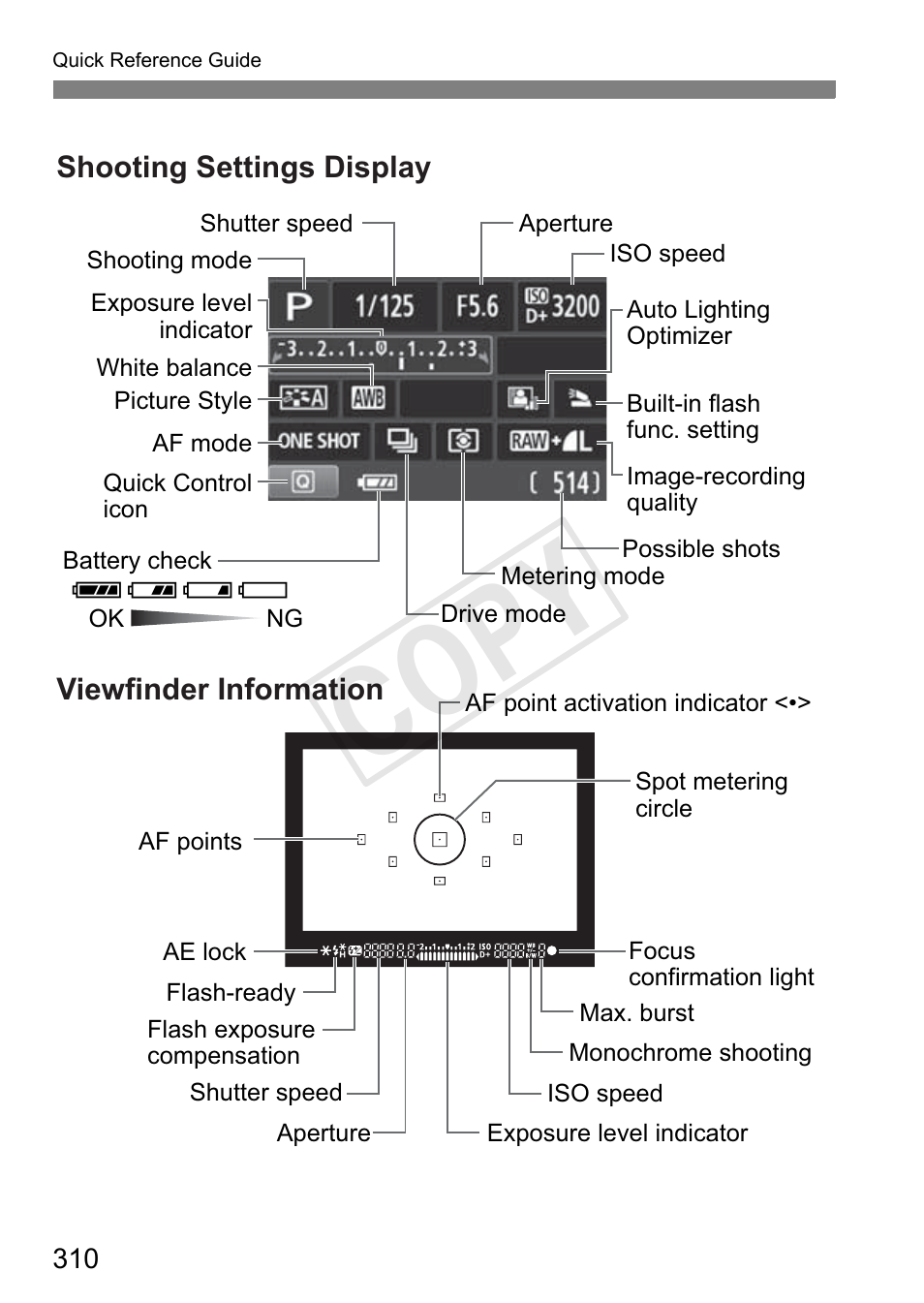 Cop y | Canon EOS Rebel T3i 18-55mm IS II Lens Kit User Manual | Page 310 / 324
