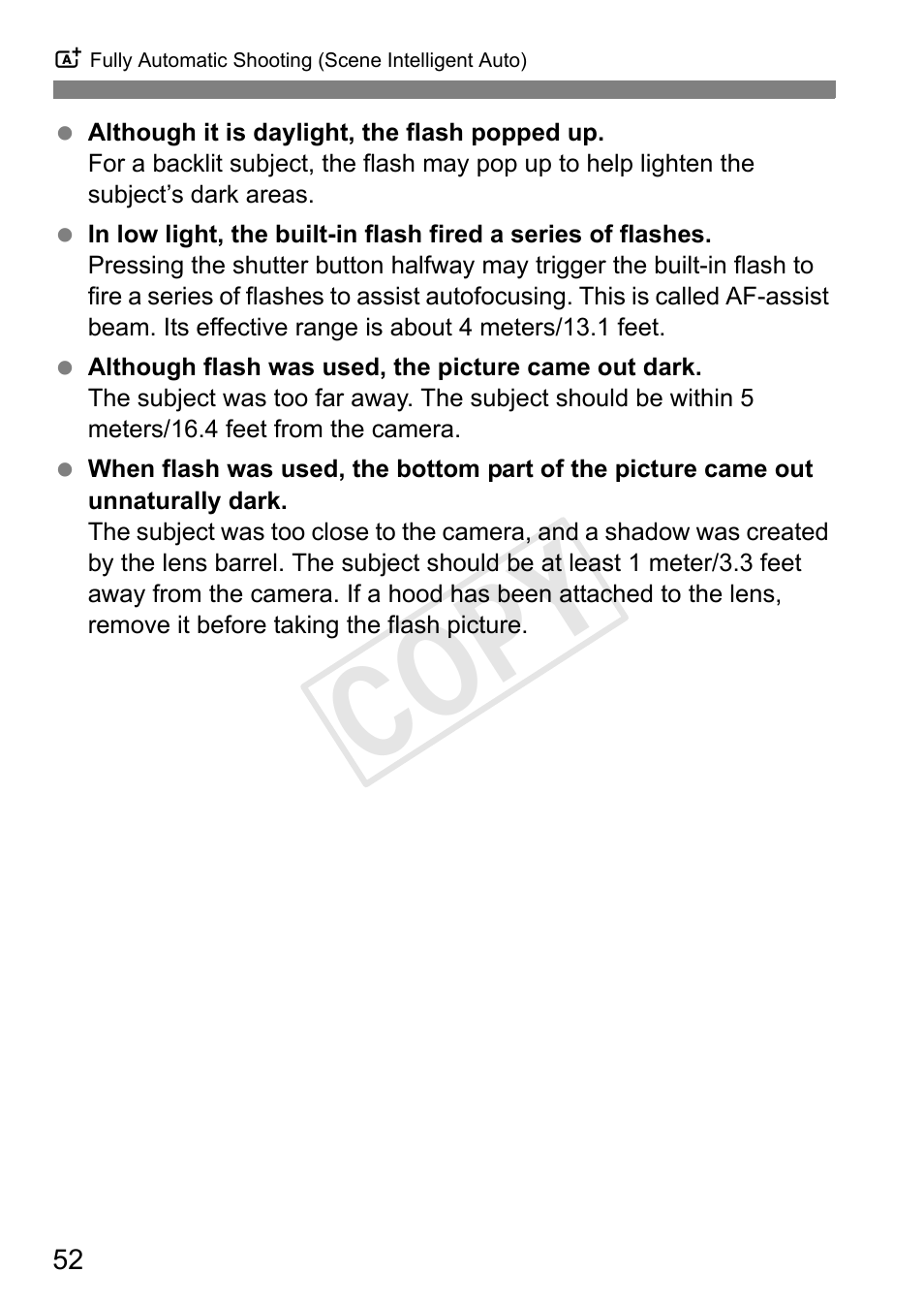 Cop y | Canon EOS Rebel T3i 18-55mm IS II Lens Kit User Manual | Page 52 / 324